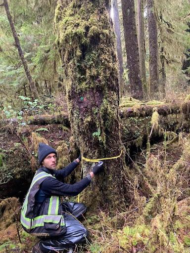 Russell Kramer in the rainforest